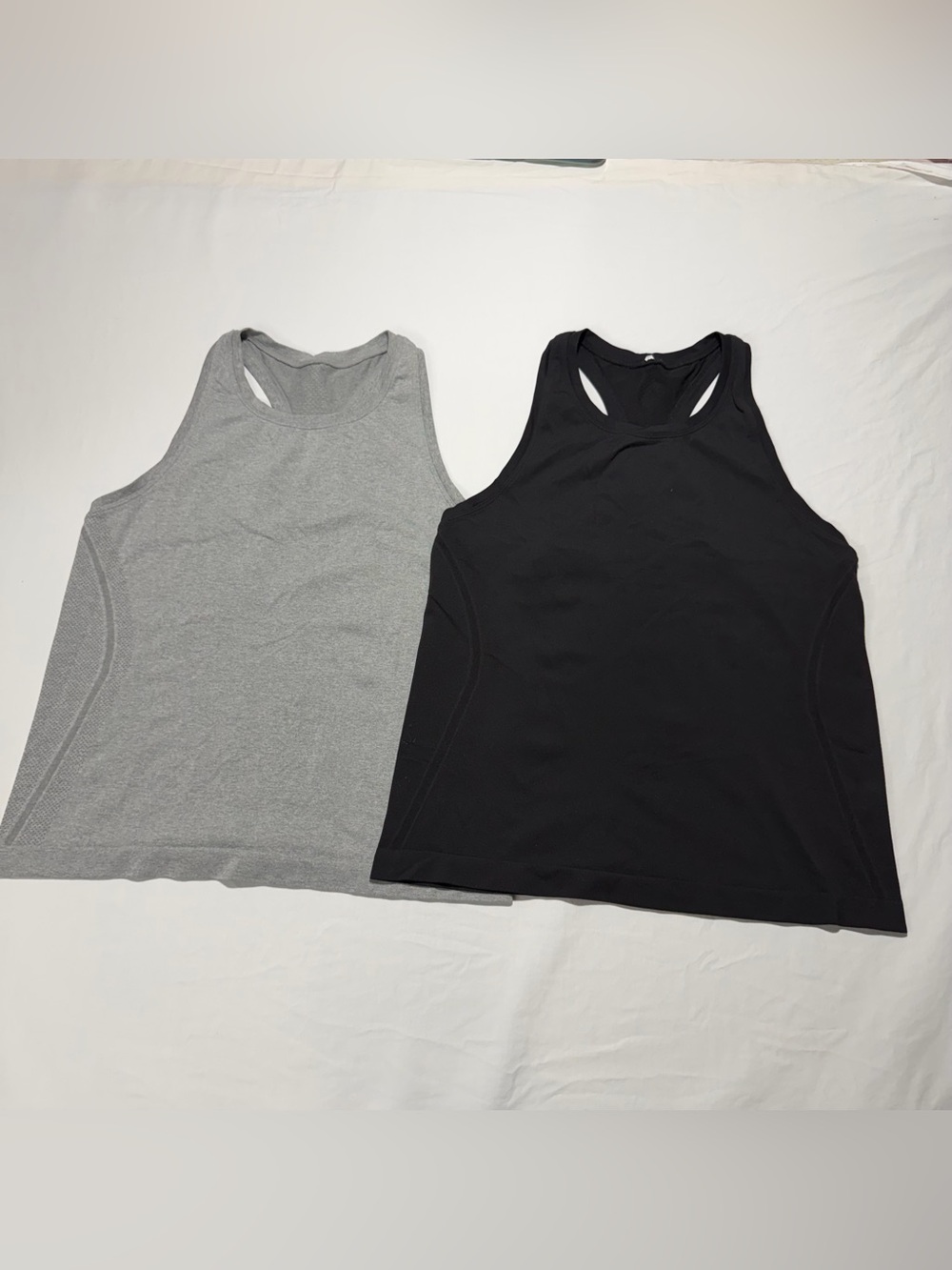 CRZ Yoga Racerback Tank Top - Black and Gray